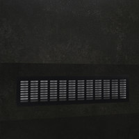 Решетка вентиляционная 480*80, черная AKS 65797