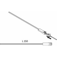 Шнур соединительный (миниконнектор мама- провод), 15 см AKS 78713