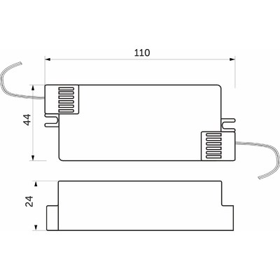 Блок питания AKS Ultra 60W/12V с вилкой и миниконнектором (по 2 м) AKS 82531