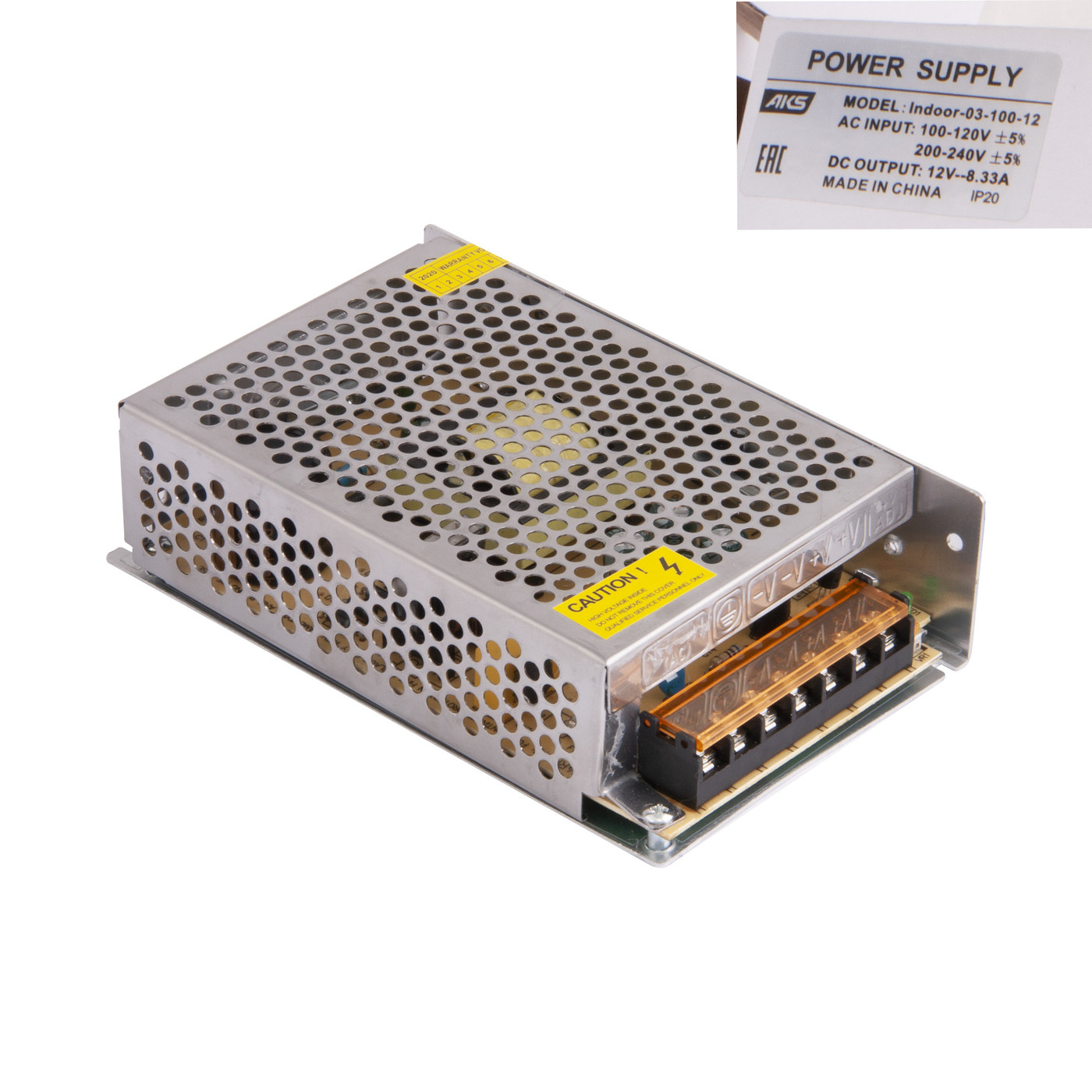 Блок питания AKS Indoor 100W/12V, без вилки и коннектора AKS 75059