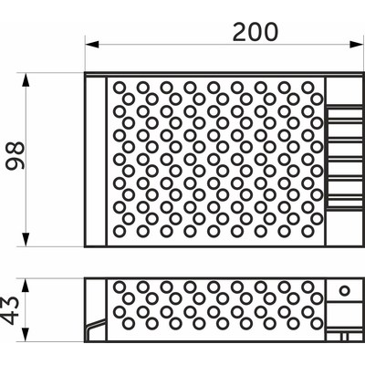 Блок питания Indoor 150W/12V, без вилки и коннектора, AKS 75060