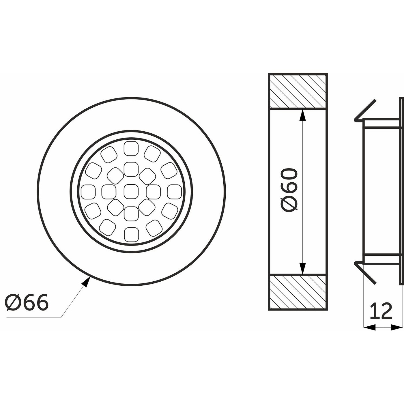 Блок питания Indoor 150W/12V, без вилки и коннектора, AKS 75061