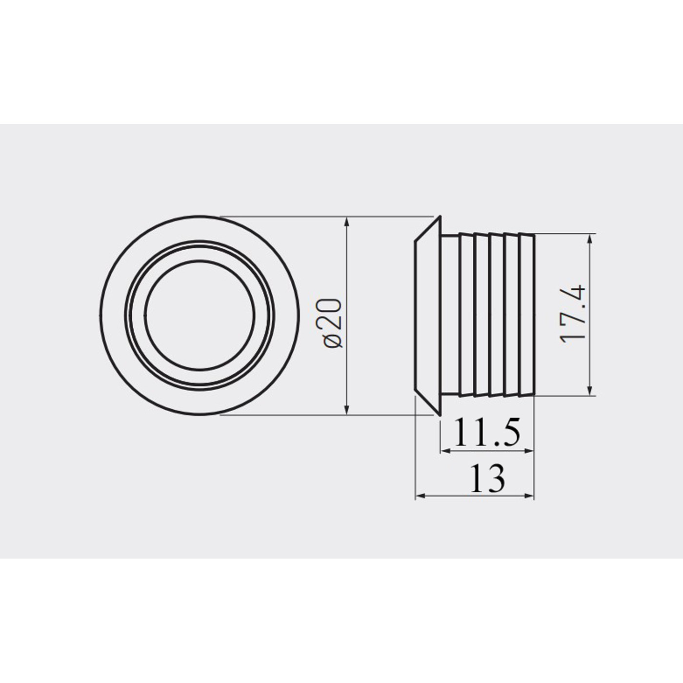Выключатель сенсорный с регулятором яркости, 60W, 12V, синяя подсветка, хром AKS 81751