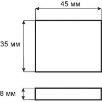 Выключатель AKS бесконтактный для столешниц (max 54mm) с мини-конектором, 60W AKS 93691