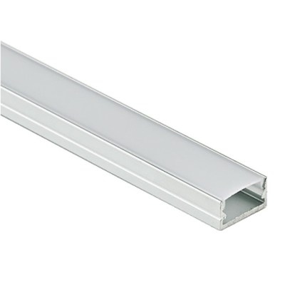 Профиль алюминиевый SIRIUS-1407S накладной с экраном, цвет алюминий, 2м AKS 77255