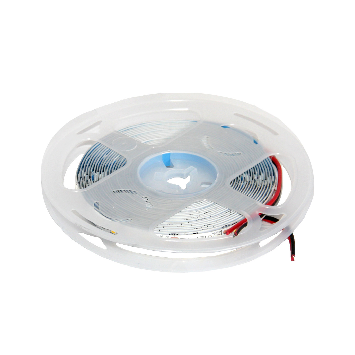 Лента светодиодная - 9,6W/m, 8мм, 2835, 120 д/м, IP20, теплый белый (3000K) - 5м AKS 75077