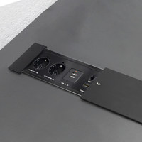 Выдвижной удлинитель 2 розетки/2 USB/HDMI/LAN 1,8м. черный AKS 78317