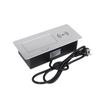 Выдвижной удлинитель NOVA 5, 1 розетка, USB A + C, wireless, алюминий AKS 108729