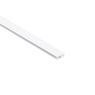 Профиль соединительный ПВХ соединительный Н-образный 4 мм 2 м.п. Белый AKS 61114