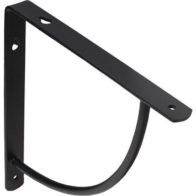 Полкодержатель ORBIT 200*200*20*3, черный AKS  68528