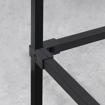 Труба квадр. L-3000 25*25 (1,4кг/1,0мм) QUADRO, черный AKS 112540