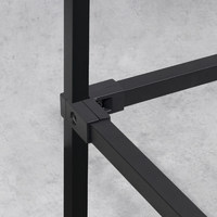 Труба квадр. L-3000 25*25 (1,4кг/1,0мм) QUADRO, черный AKS 112540