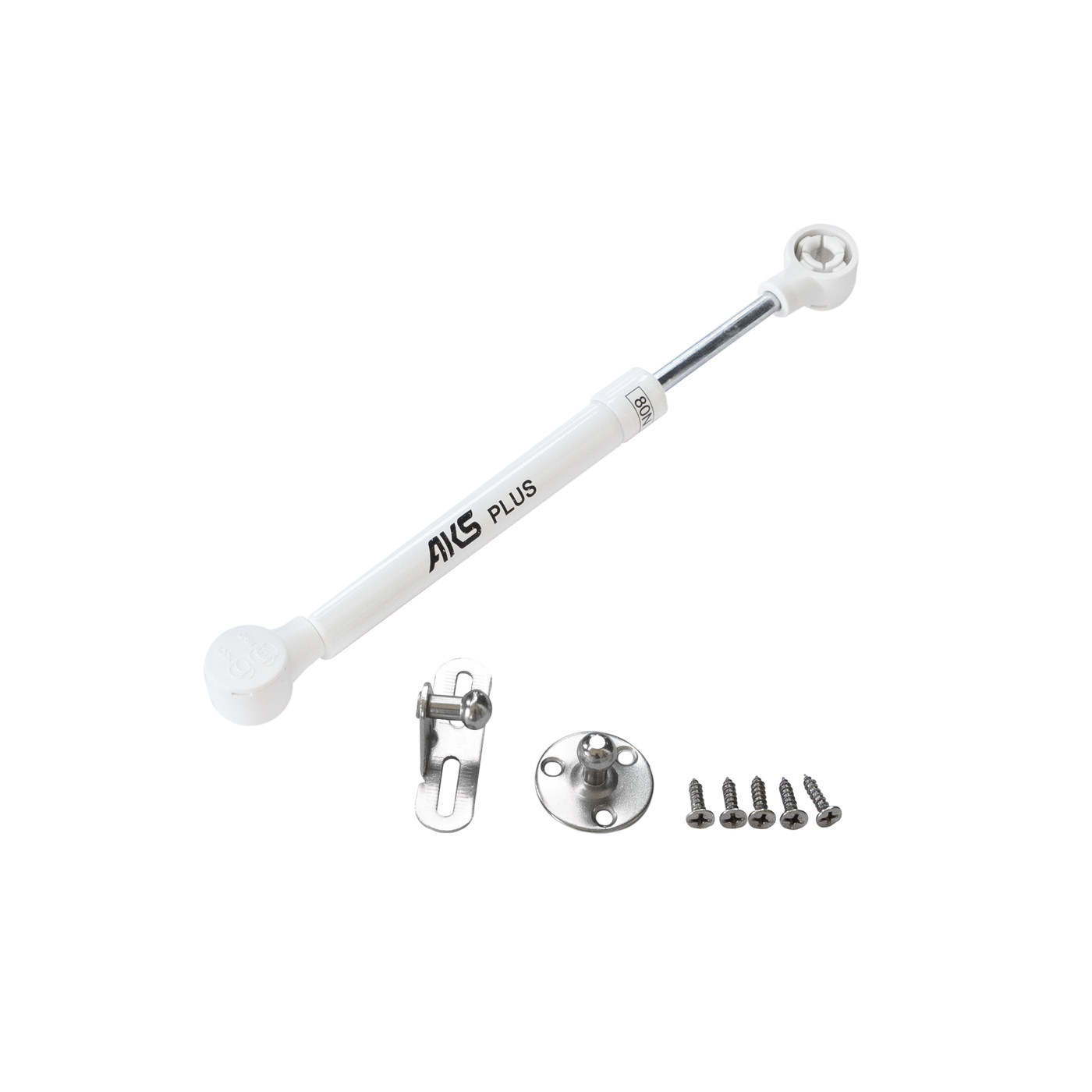 Газлифт барный 80N белый AKS PLUS 64749