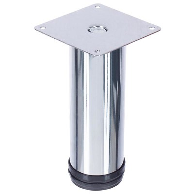 Опора мебельная А 254 - 1 Н-300 мм D-50 мм пл+заг регулировка, хром, сварка