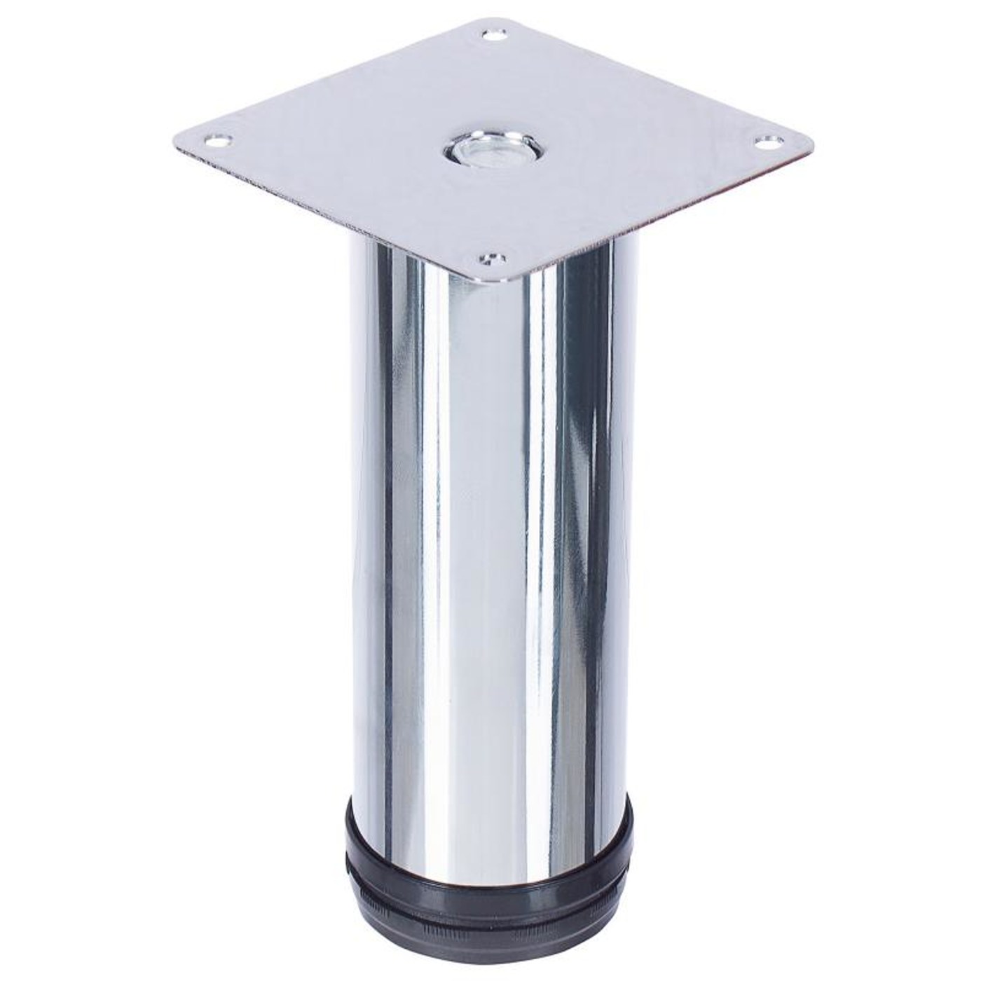 Опора мебельная А 254 - 1 Н-300 мм D-50 мм пл+заг регулировка, хром, сварка