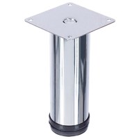 Опора мебельная А 254 - 1 Н-300 мм D-50 мм пл+заг регулировка, хром, сварка