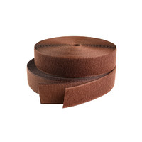 Лента контактная липучка 25 мм. 303 (коричневая) (рол 25 м)