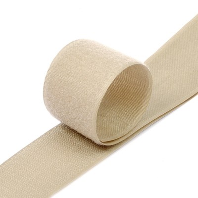 Лента контактная липучка 25 мм. 277 (бежевая) (рол 25 м)