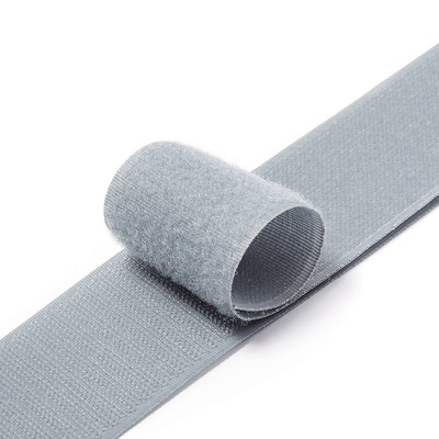 Лента контактная липучка 50 мм. 310 (серая) (рол 25 м)