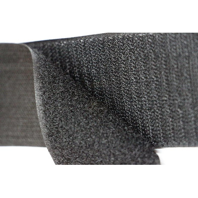 Лента липучка 50 мм. 312 (тёмно серая) (рол 25 м)