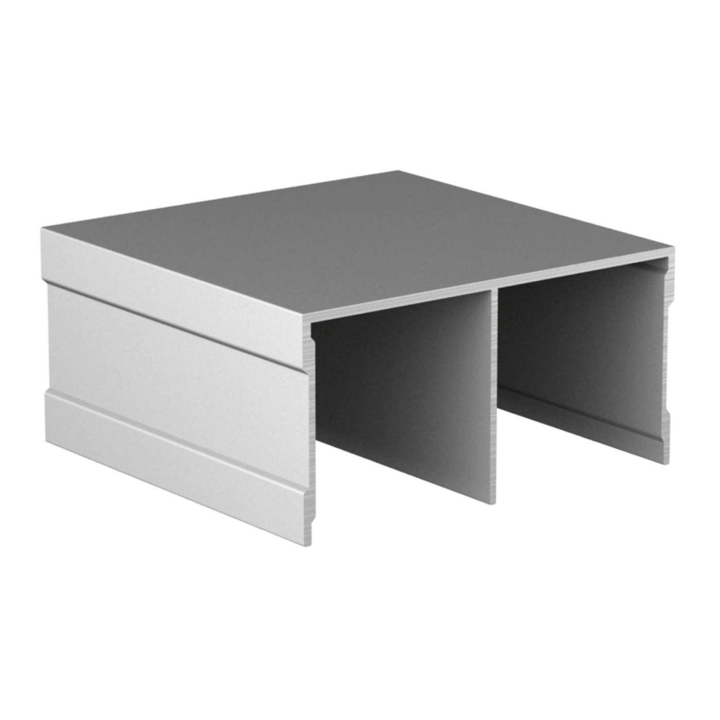 Направляющая верхняя двойная Серебро (6,0) АВД-0702