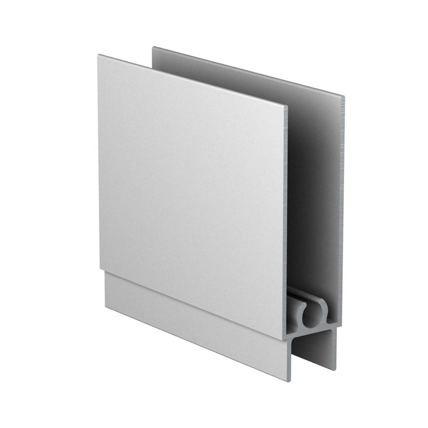 Профиль горизонт. нижний (нижняя рамка) Серебро (6,0) АВД-0643