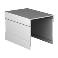 Направляющая верхняя одинарная Серебро (6,0) АВД-0700