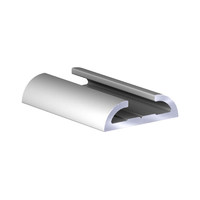 Направляющая для распашных дверей Серебро (6,0) АВД-0720