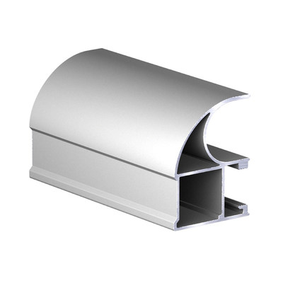 Профиль вертик. алюм. Асимметрич. С-образн. Серебро ( 2,7 х 0,9) АВД-0564