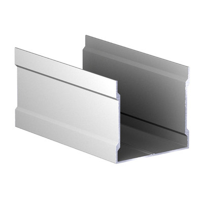 Направляющая верхняя одинарная Серебро (6,0) АВД-0758