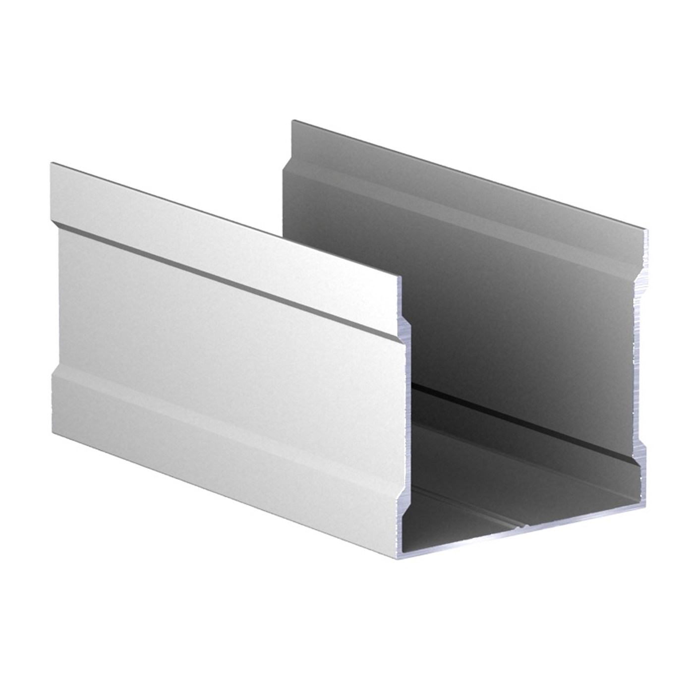 Направляющая верхняя одинарная Серебро (6,0) АВД-0758