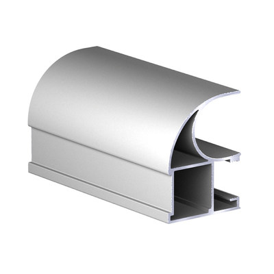 Профиль вертик. алюм. Асимметрич. С-образн. Серебро 4,8 АВД-0578