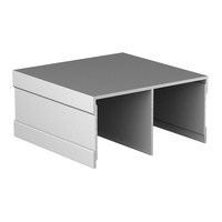 Направляющая верхняя двойная Серебро (6,0) АВД-0710