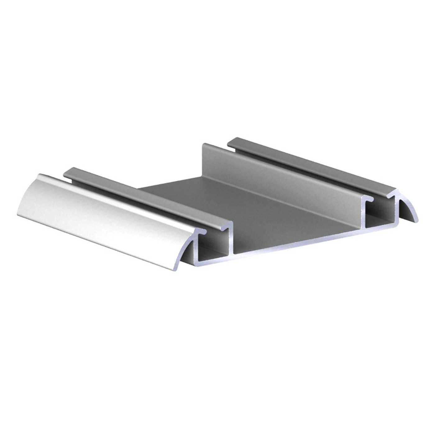 Профиль Серебро направляющая нижняя  6,0 (НН) АВД-0790