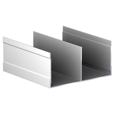 Профиль Серебро направляющая верхняя 6,0 (НВ) АВД-0791