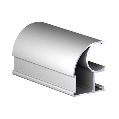 Профиль вертик. алюм. Асимметрич. С-образн. Серебро ( 5.4 ) АВД-0583