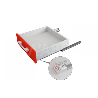 Направл. скрытого монтажа B-slide L-350 DB8882Zn/350 (БОЯРД) частичное выдвижение