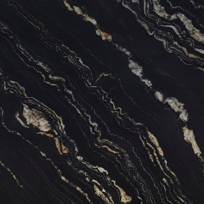 Столешница №260 Сахара черная 3000x600x38 R9 Глянцевая Скиф