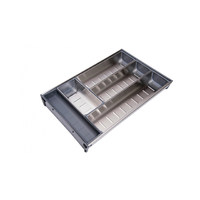 Поддон для столовых приборов 280х422мм, серый PC04/GR/280х422 БОЯРД