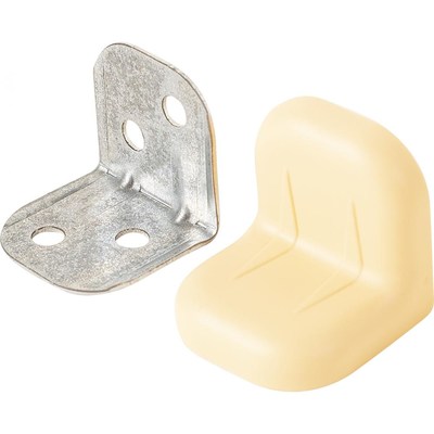 Уголок Бежевый металлич.с пластик. крышкой 16х20 ( ЕС )