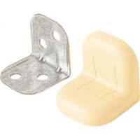 Уголок Бежевый металлич.с пластик. крышкой 16х20 ( ЕС )