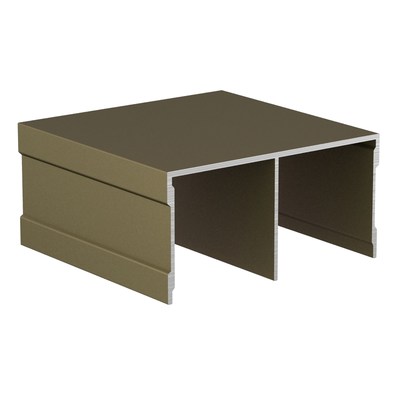 Направляющая верхняя двойная Шампань (6,0) АВД-0702