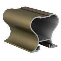 Профиль вертик. алюм. Симметрич. Н-образн. Шампань 5,4 АВД-0501