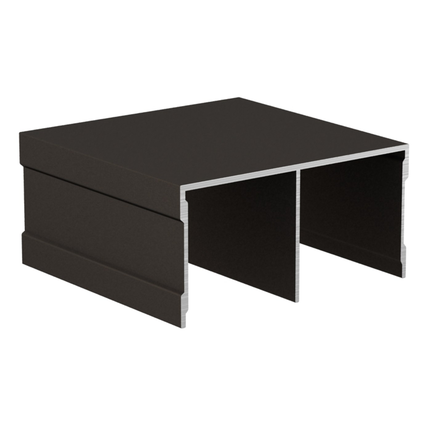 Направляющая верхняя двойная Коньяк  (6,0) АВД-0702