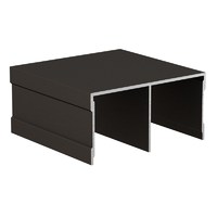 Направляющая верхняя двойная Коньяк  (6,0) АВД-0702