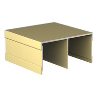 Направляющая верхняя двойная Золото (6,0) АВД-0702