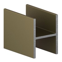 Рамка средняя без самореза ( разделительная) Шампань  6,0 АВД-0813