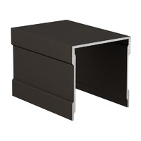 Направляющая верхняя одинарная Коньяк (6,0) АВД-0700