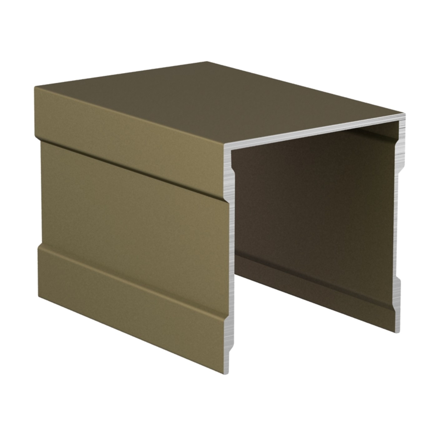 Направляющая верхняя одинарная Шампань (6,0) АВД-0700