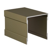 Направляющая верхняя одинарная Шампань (6,0) АВД-0700